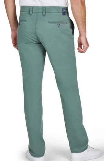 CLUB OF COMFORT Coolmax Flat Front Hose Garvey grün