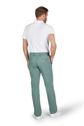 CLUB OF COMFORT Coolmax Flat Front Hose Garvey grün