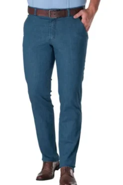 CLUB OF COMFORT Coolmax-Hose Garvey jeansblau High Stretch