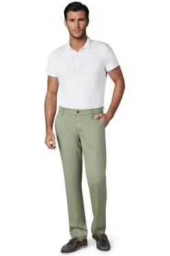 CLUB OF COMFORT High stretch Baumwoll Hose Garvey grün