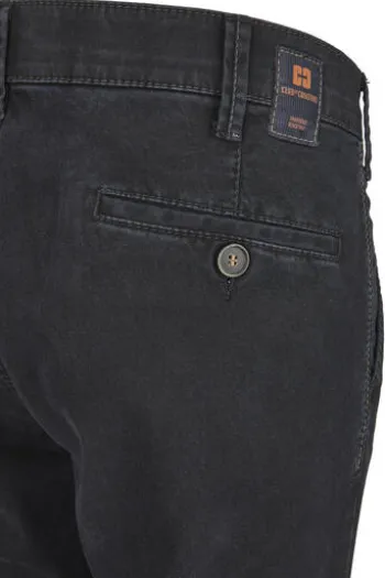 CLUB OF COMFORT High Stretch Baumwoll-Hose marine mit Diamantschliff