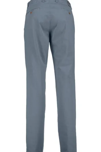 CLUB OF COMFORT High Stretch Baumwoll-Hose blau Garvey Flat-Front