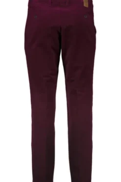 CLUB OF COMFORT High-Stretch-Cord-Hose Garvey (Flatfront) bordeaux