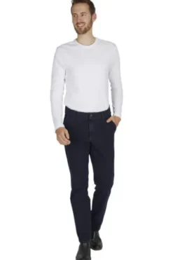 CLUB OF COMFORT High Stretch Denim-Jeans darkblue Garvey Flat-Front
