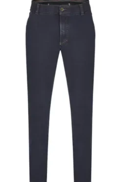 CLUB OF COMFORT High Stretch Denim-Jeans darkblue Garvey Flat-Front