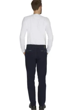 CLUB OF COMFORT High Stretch Denim-Jeans darkblue Garvey Flat-Front