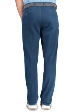 CLUB OF COMFORT High Stretch Denim-Jeans blue Garvey Flat-Front