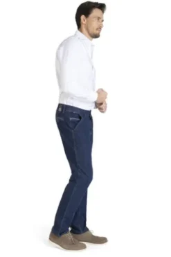 CLUB OF COMFORT High Stretch Denim-Jeans blue Garvey Flat-Front
