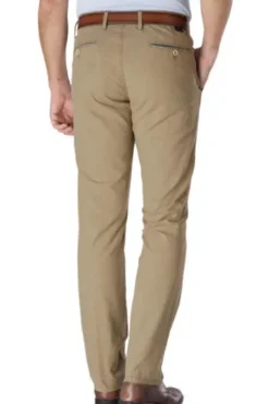 CLUB OF COMFORT Leinen-Baumwoll-Stretch-Hose Beige
