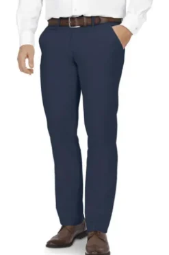 CLUB OF COMFORT Leinen Baumwoll Hose marine Garvey Chino