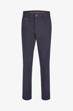 CLUB OF COMFORT Leinen Baumwoll Hose marine Garvey Chino