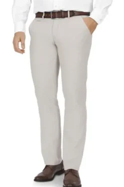 CLUB OF COMFORT Leinen Baumwoll Hose beige Garvey Chino