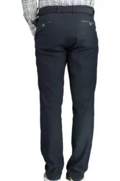 CLUB OF COMFORT Leinen Stretch Hose marine