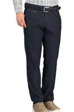 CLUB OF COMFORT Leinen Stretch Hose marine