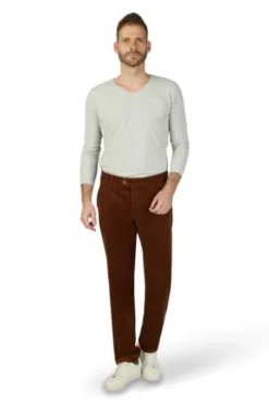 CLUB OF COMFORT Stretch-Feincord Hose rost Garvey