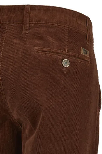 CLUB OF COMFORT Stretch-Feincord Hose rost Garvey