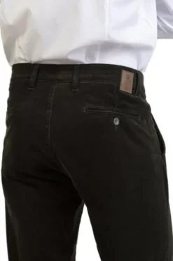 CLUB OF COMFORT Stretch-Feincord Hose oliv Garvey