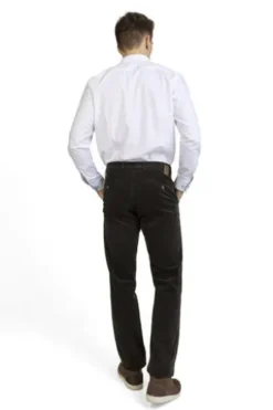CLUB OF COMFORT Stretch-Feincord Hose oliv Garvey