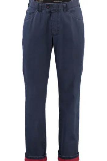 CLUB OF COMFORT Thermo Hose mit Stretch und Dehnbund marine
