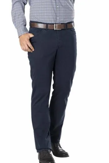 CLUB OF COMFORT Thermo Hose mit Stretch und Dehnbund marine