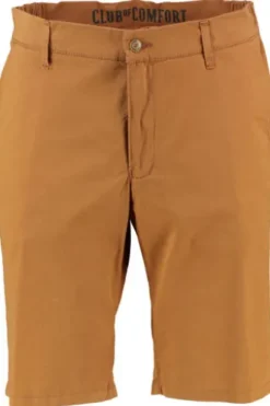 CLUB OF COMFORT Ultra Flex Bermuda camel Regular Fit