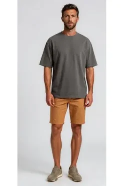 CLUB OF COMFORT Ultra Flex Bermuda camel Regular Fit