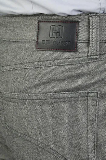 CLUB OF COMFORT Wool-Look Chino-Hose grau