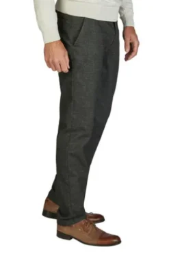 CLUB OF COMFORT Wool-Look Chino-Hose anthrazit