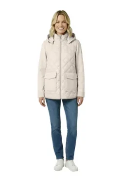 COVERED Steppjacke Sienna stone im Materialmix