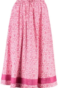 Damenrock BERWIN Rock pink gemustert
