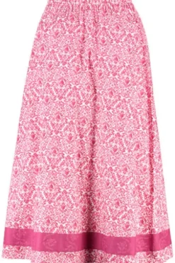 Damenrock BERWIN Rock pink gemustert