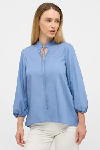 ETERNA Bluse indigo 3/4-Arm