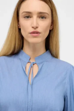 ETERNA Bluse indigo 3/4-Arm