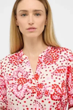 ETERNA Bluse pink gepunktet 3/4-Arm