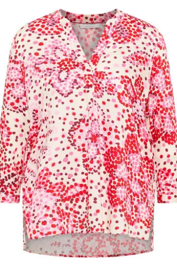 ETERNA Bluse pink gepunktet 3/4-Arm