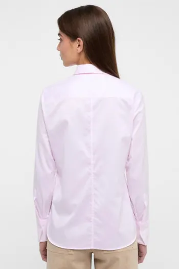 ETERNA Bluse rosa Langarm in blickdichter Qualität