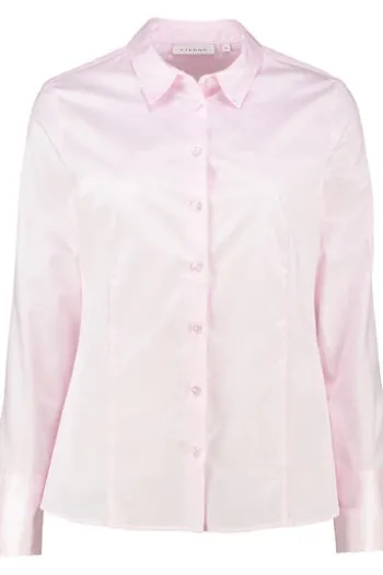 ETERNA Bluse rosa Langarm in blickdichter Qualität