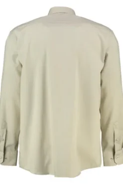 ETERNA Hemd beige gemustert Comfort Fit Langarm