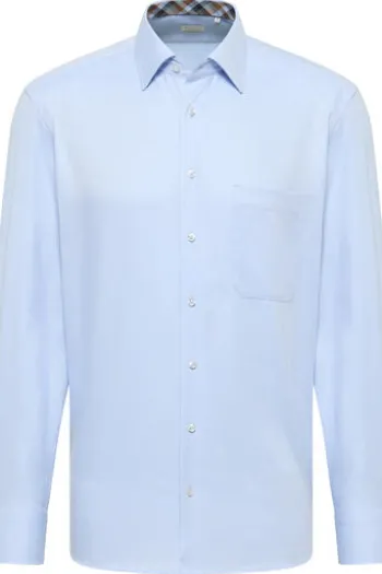 ETERNA Hemd hellblau comfort fit Langarm