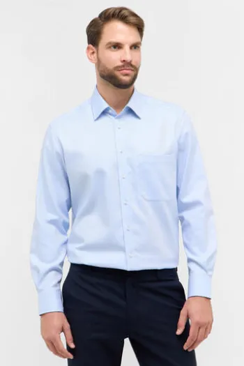 ETERNA Hemd hellblau comfort fit Langarm