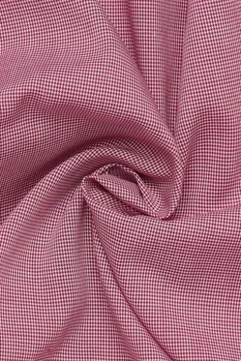 ETERNA Hemd Rot gemustert Comfort Fit Kurzarm