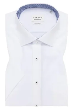 ETERNA Hemd weiss Comfort Fit Kurzarm