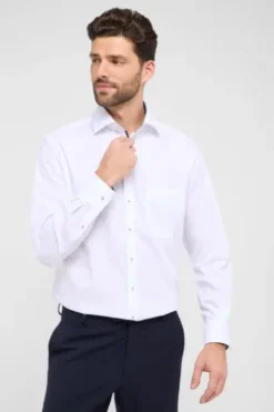 ETERNA Hemd weiss Comfort Fit Langarm