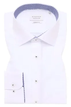 ETERNA Hemd weiss Comfort Fit Langarm