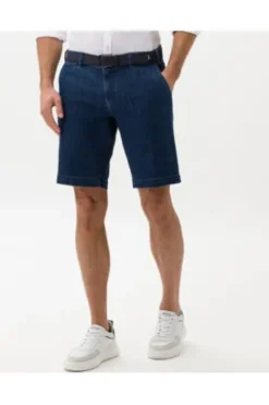 EUREX BY BRAX Bermuda-Jeans Burt darkblue Chino