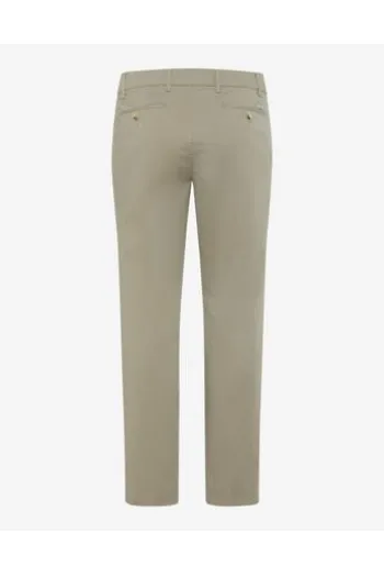 EUREX BY BRAX Bundfalten Baumwoll Hose Fred khaki