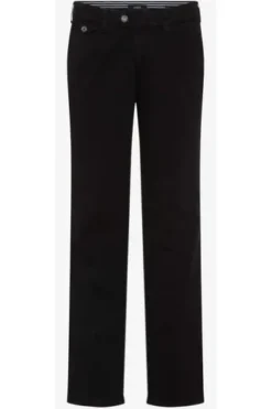 EUREX BY BRAX Bundfalten Hose Fred schwarz Regular Fit