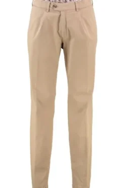 EUREX BY BRAX Bundfalten Hose Luis beige Regular Fit