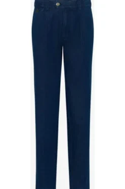 EUREX BY BRAX Bundfalten Jeans Fred blau Regular Fit