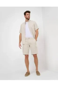 EUREX BY BRAX Cargo Bermuda Bodo kitt Stretch, Dehnbund